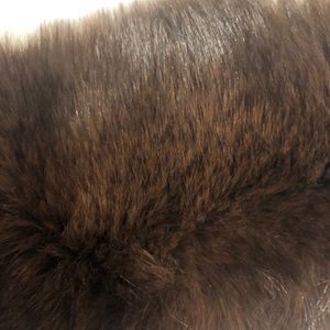 Fox real fur trim